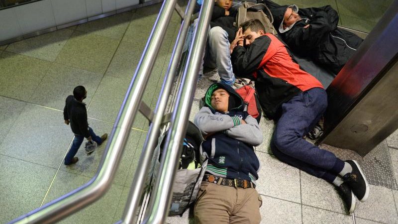 Flüchtlingsandrang in München ungebrochen