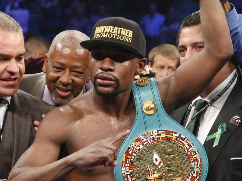 Mayweather stellt Marciano-Rekord ein und geht in Rente