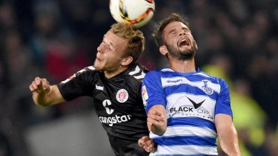 St. Pauli nach 2:0 gegen Duisburg auf Rang drei