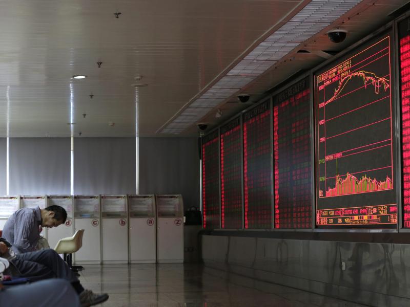 Chinas Börsen schließen zweiten Tag in Folge tief im Minus