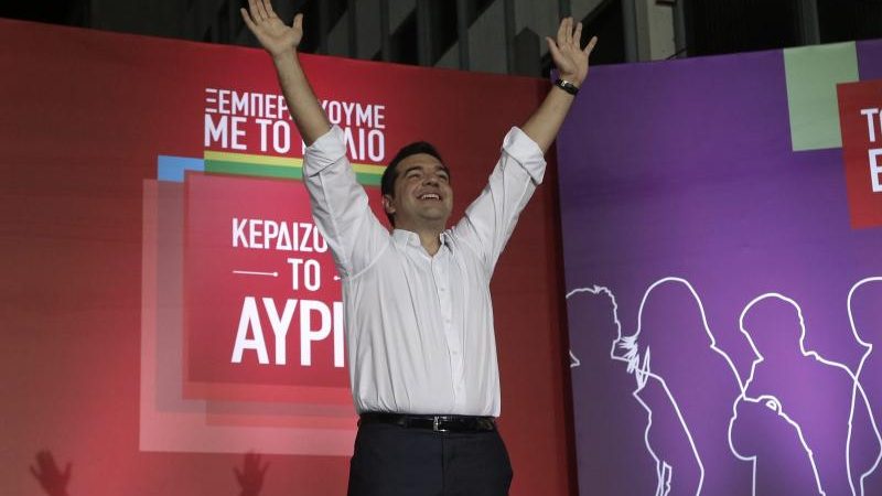 Sensationeller Sieg von Tsipras in Griechenland