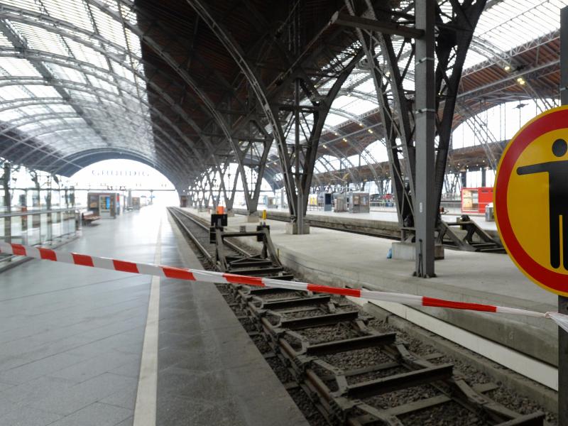 Leipziger Hauptbahnhof wird drei Tage lang gesperrt