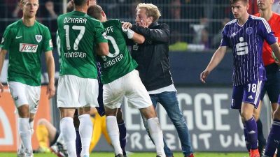 Eklat im Derby: Verletzter Osnabrücker stößt Gegner um