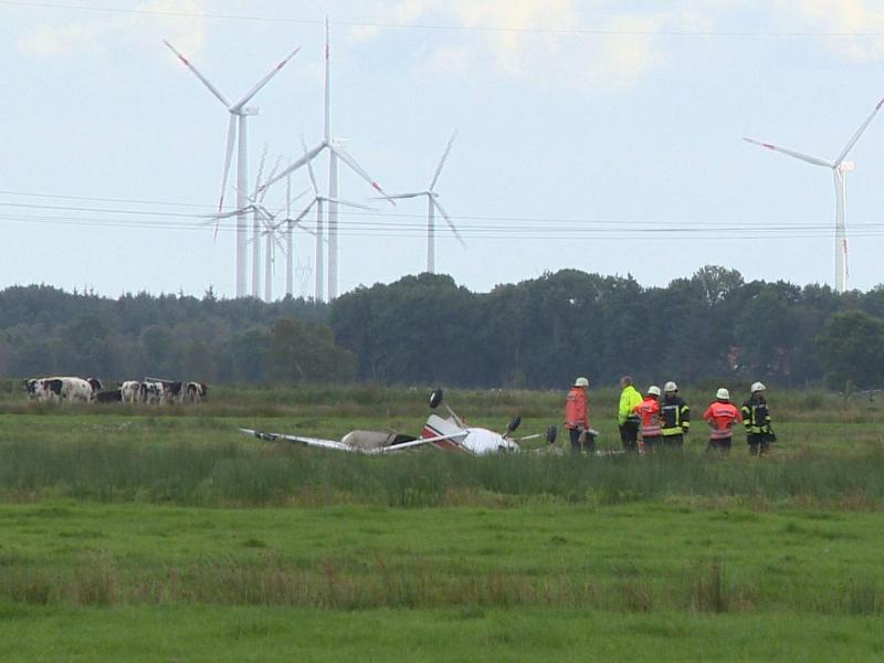 Drei Tote bei Absturz von Sportflugzeug nahe Cuxhaven