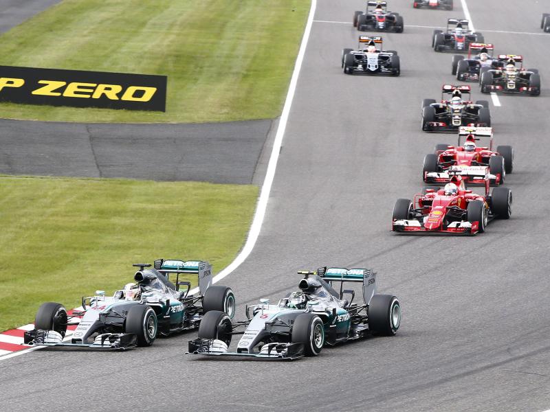 Hamilton gewinnt in Suzuka vor Rosberg und Vettel
