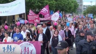 Riesendemo gegen Frühsexualisierung in Stuttgart angekündigt