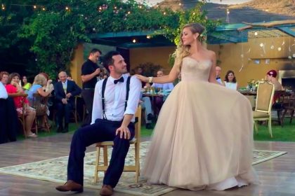 Wenn Magier heiraten: Hochzeitstanz verzaubert Bräutigam und Gäste