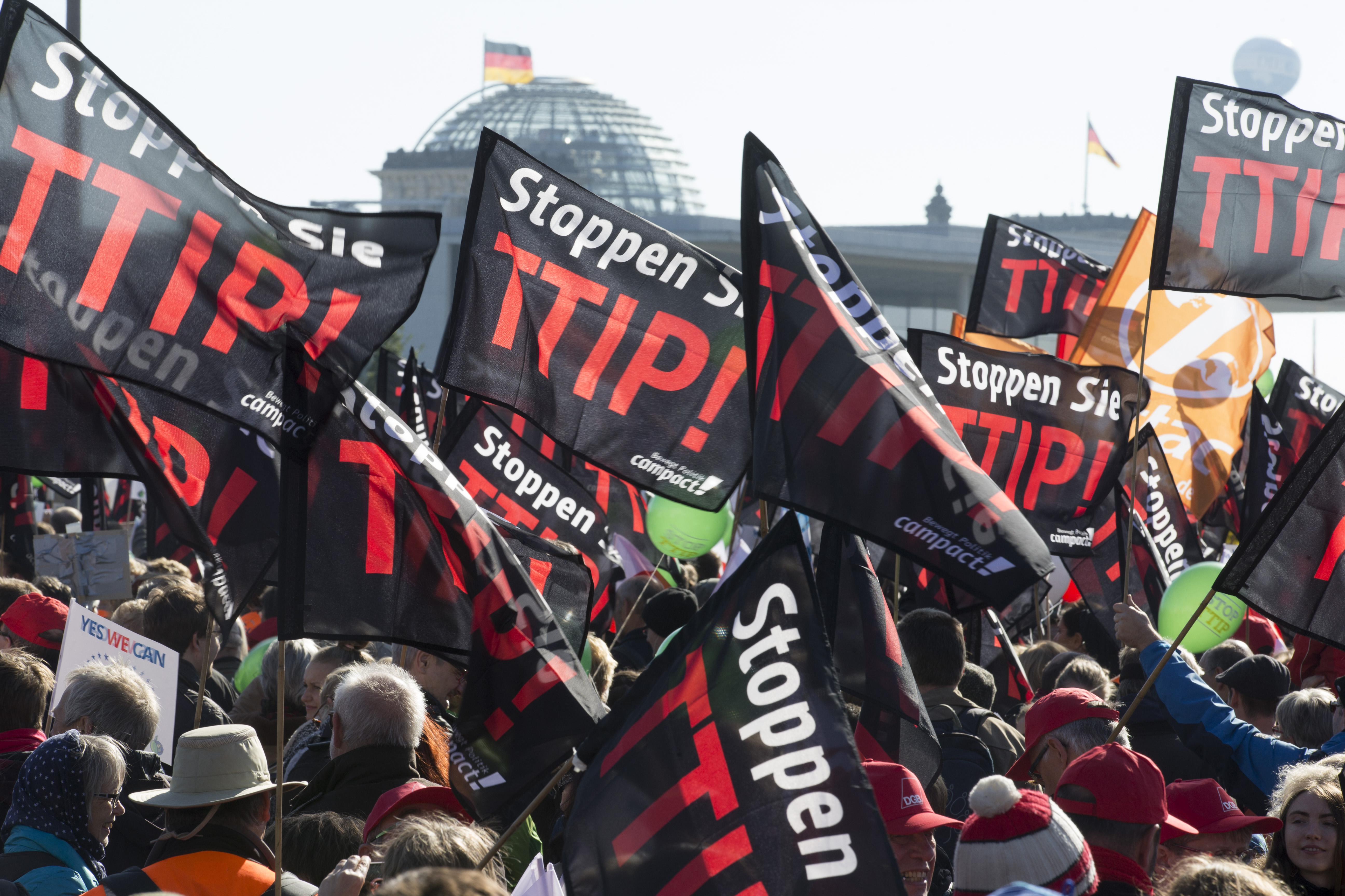 Großdemonstration in Berlin: TTIP und Ceta stoppen! Im Live-Ticker und Live-Stream
