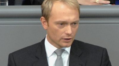 FDP-Chef Lindner kritisiert Anti-TTIP-Demonstranten