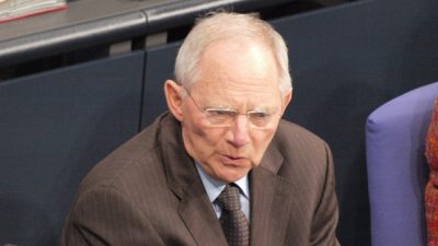 Schäuble: Lage in Deutschland ist „sehr nervös und fragil“