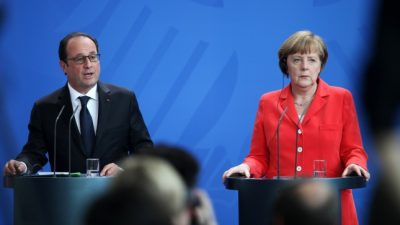 Merkel schickt Kondolenztelegramm an Hollande