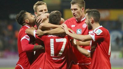 Mainz erkämpft sich 3:2-Sieg in Darmstadt