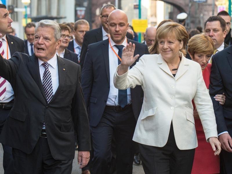 Gauck: Flüchtlingskrise noch größere Aufgabe als Einheit