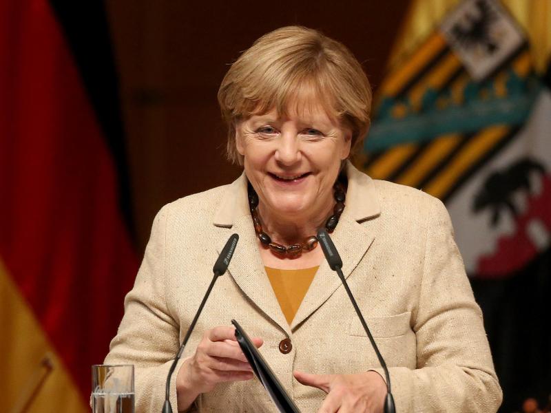 Merkel lobt «viele blühende Landschaften» in Ostdeutschland