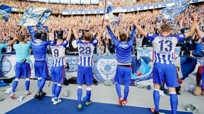 Knipser-Show verstärkt Hertha-Hoch – «Jeder darf träumen»