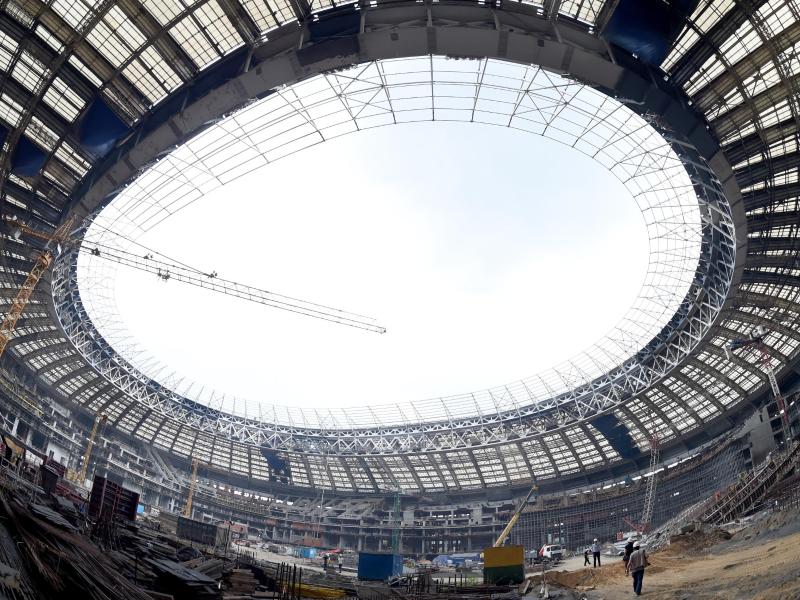 Brand in Moskauer WM-Stadion Luschniki gelöscht