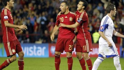 Spanien und Schweiz qualifizieren sich für die EM