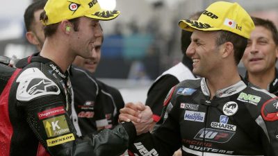 Moto2-Piloten Folger und Cortese in Japan auf dem Podium