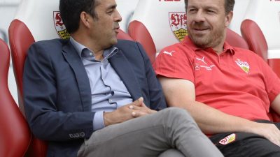 VfB-Manager Dutt gibt Trainer Zorniger Jobgarantie