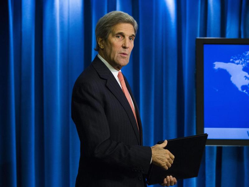 US-Außenminister John Kerry: USA besorgt über Lage in Nahost