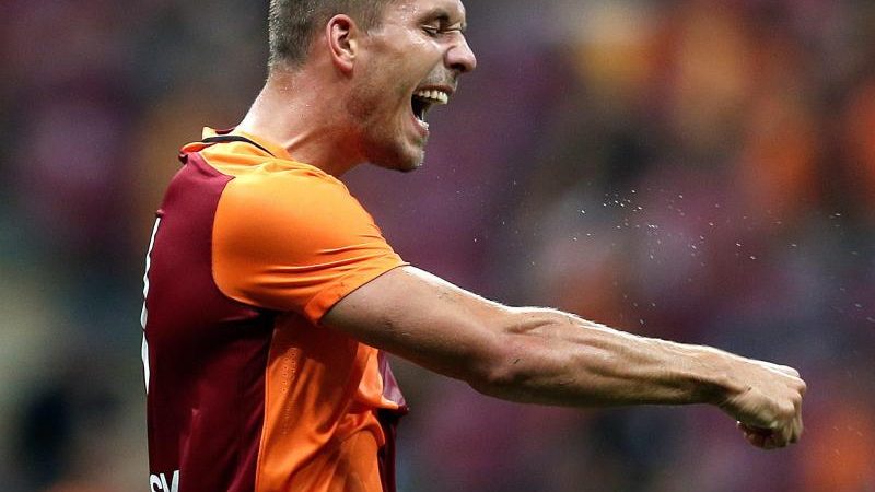 Podolski baut mit Galatasaray Siegesserie aus