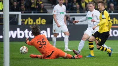 5:1 gegen Augsburg: BVB festigt zweiten Tabellenplatz