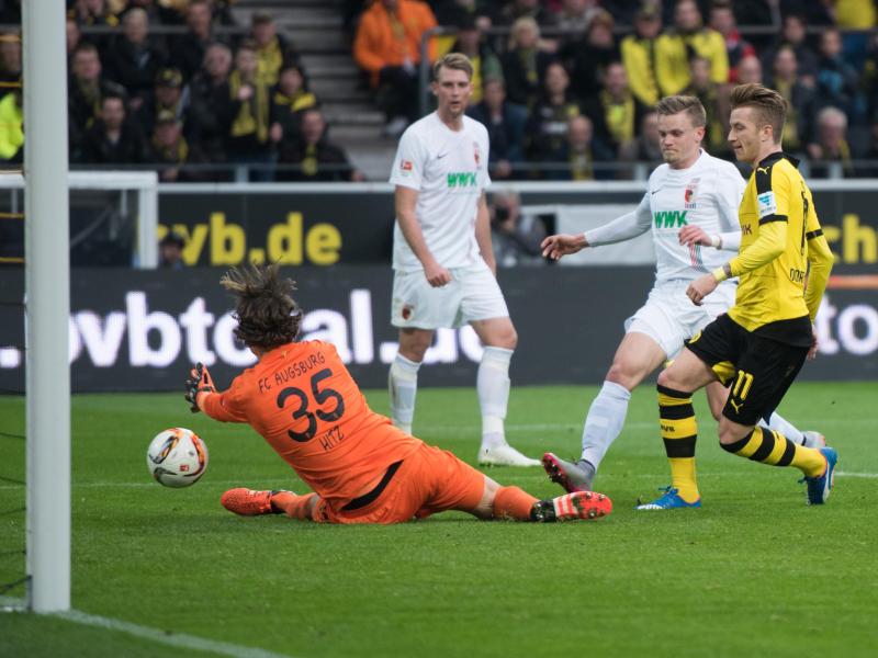 5:1 gegen Augsburg: BVB festigt zweiten Tabellenplatz