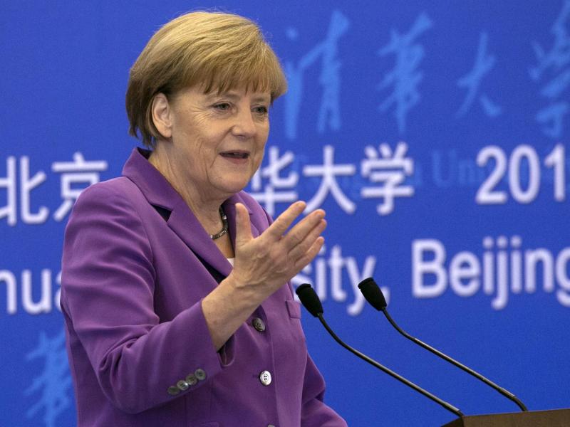 Merkel in China: Beratungen über Krisenlösung und Wirtschaft