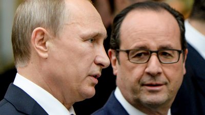 Streit um Syrien-Konflikt: Putin sagt überraschend Besuch in Paris am 19. Oktober ab