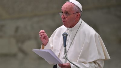 Papst nennt Gewalt im Namen der Religion Gotteslästerung