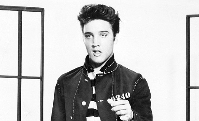 Elvis Presley erhält die Freiheitsmedaille des US-Präsidenten