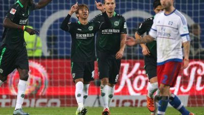 Hannover 96 dreht Partie: 2:1-Sieg im Nordduell beim HSV