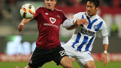 Nullnummer: Nürnberg schafft auch gegen KSC keinen Sieg