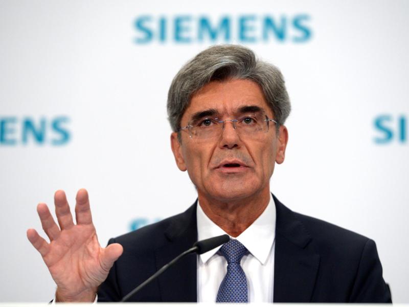 Siemens-Chef Kaeser legt Zahlen vor