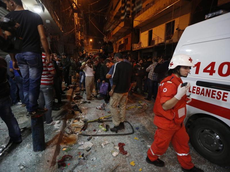 Selbstmordattentäter: Dutzende Tote bei Doppelanschlag im Libanon