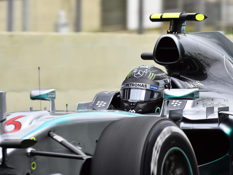 Rosberg im Training mit Brasilien-Bestzeit vor Hamilton