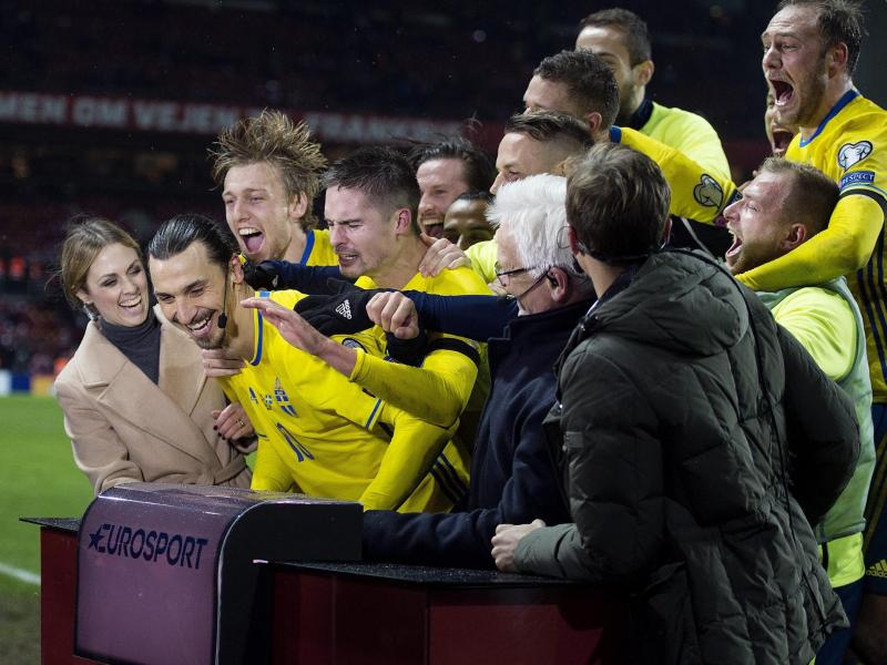 Schweden und Ibrahimovic feiern: «Land in Rente geschickt»