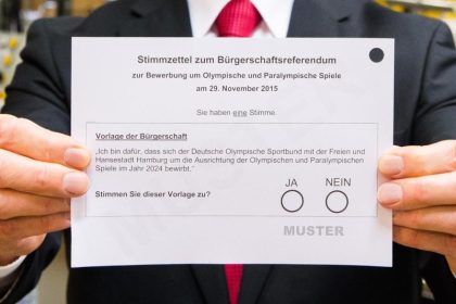 Hohe Beteiligung an Olympia-Referendum in Hamburg