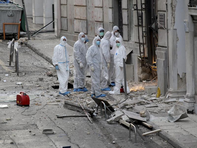 Bombenanschlag auf griechischen Industrieverband in Athen