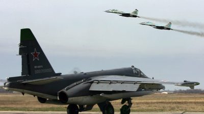 Tote bei Absturz von russischem Kampfflugzeug in Syrien