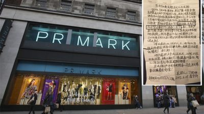 China: Folteropfer schreibt Hilferufe auf Zettel in Primark-Socken