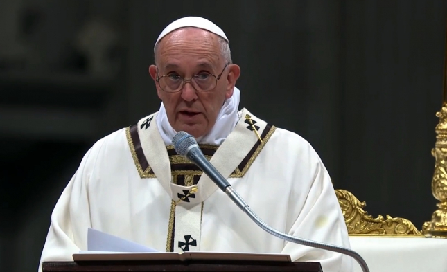 Papst Franziskus erteilt Ostersegen „Urbi et Orbi“