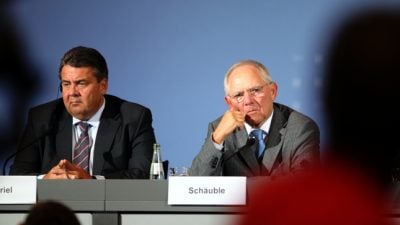 Schäuble hat Mitleid mit Gabriel