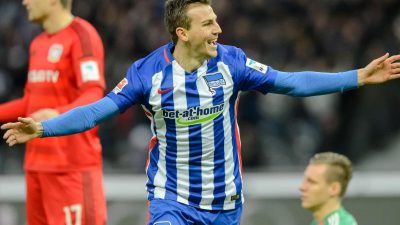 Ende der schwarzen Hertha-Serie: 2:1 gegen Bayer