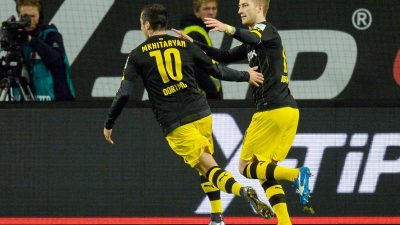 Dortmund nutzt Bayern-Pleite: Sieg in Wolfsburg