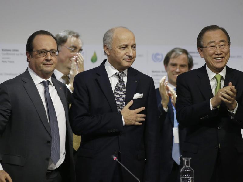 Hollande wirbt für Weltklimavertrag