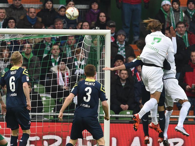 Werder zu Hause weiter harmlos: Nur 1:1 gegen Köln