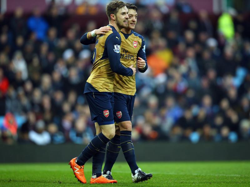 Arsenal nach Sieg bei Aston Villa vorerst Tabellenführer
