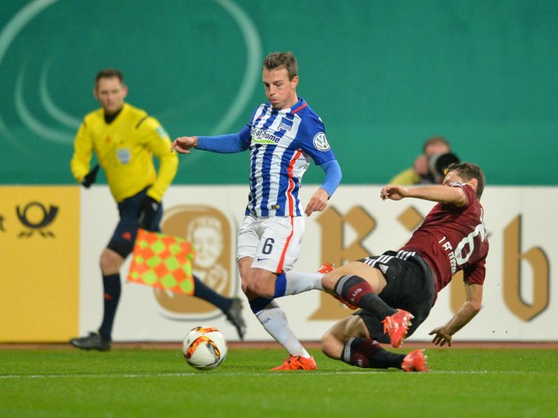 Coole Hertha nach 2:0 in Nürnberg im Pokal-Viertelfinale