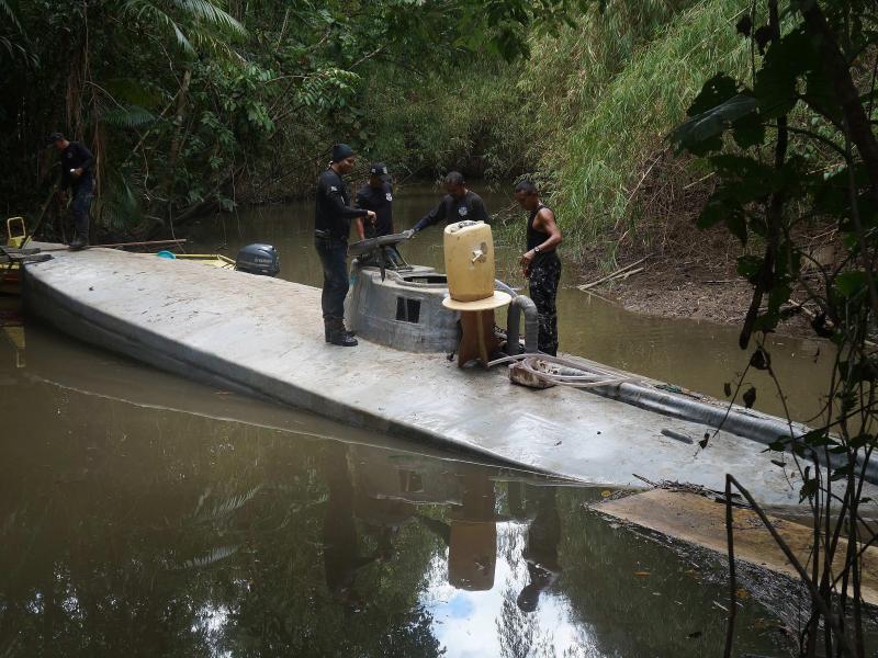 Polizei spürt Drogen-U-Boot auf